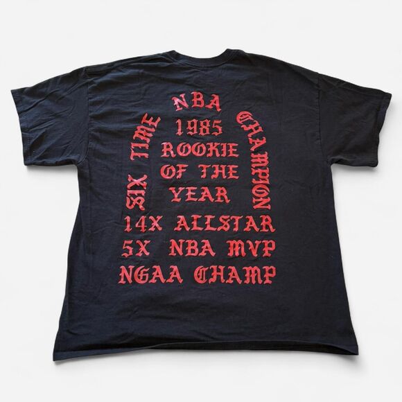 Jordan Men's Black and Navy T-shirt - Picture 3 of 3